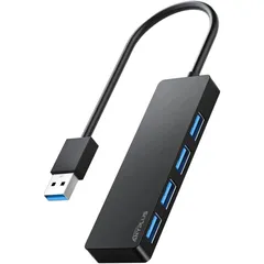 【在庫処分】ANYPLUS USBハブ 3.0 4ポートUSB HubUSB A 分岐 5Gbps高速転送 バスパワー 軽量 コンパクト MacBook/iMac/Surface Pro 等 軽量 対応 テレワーク 在宅勤務