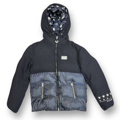 定価63800円 muta MARINE ROYAL FLASH別注 PADDING HOOD BZ コラボ ウールナイロン 切替 ブルゾン ダウンジャケット ロイヤルフラッシュ ムータマリン 6064213008 ネイビー M   79346A3