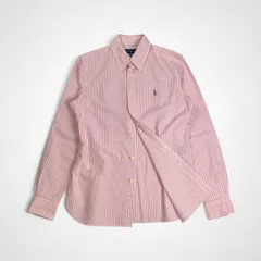 RALPH LAUREN ラルフローレン / ボタンダウン ストライプシャツ 現行タグ 参考定価：20,000程度 SIZE：M