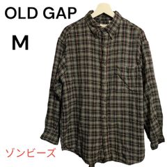OLD GAP ボタンダウンシャツ M グリーン　1988から1990年代ネルシャツ オールド 古着