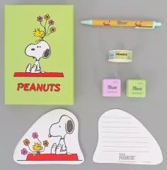 【中古】文房具その他 スヌーピー＆ウッドストック メッセージ文具6点セット 「PEANUTS(SNOOPY)」 In Red 2024年11月号付録