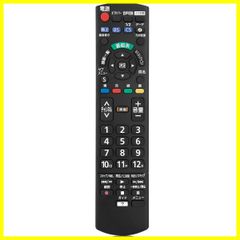 テレビ リモコン for パナソニック テレビ ビエラ リモコン N2QAYB000814 for Panasonic VIERA A300/A305/C65/C6/C60 液晶テレビに対応