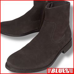 Enzo Gilette エンツォジレッティ サイドジップブーツ 25.5 本革 メンズ 41 茶 スエード サイドジップブーツサイズ25.5cm一覧←SEULB屋着古← HS33