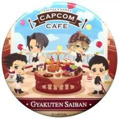 逆転裁判 大逆転裁判 カプコンカフェ 缶バッジ ホームズ & 龍ノ介