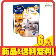 コンボプレゼント キャット おやつ 歯の健康と口臭ケア お肉ミックス味 14袋入 (42g) 6個セット まとめ売り