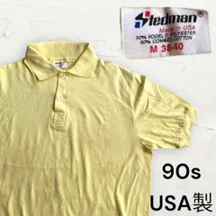 ユーズド ビンテージ 古着 古着 Stedman 90s USA製 無地 ヴィンテージ 90年代 ビンテージ シャツ メンズ 90s 00s Mサイズ 999 y77
