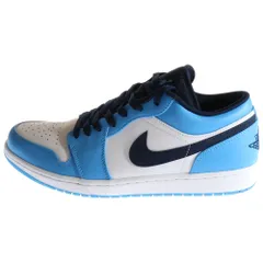 NIKE (ナイキ) AIR JORDAN 1 LOW UNIVERSITY BLUE エアジョーダン1 ユニバーシティ ブルー ローカットスニーカー 553558-144 ブルー/ホワイト US11/29.0cm