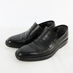 ジョルジオアルマーニ GIORGIO ARMANI ローファー ビジネスシューズ 黒 ブラック 41 1/2 約26.5ｃｍ 革靴のサムネイル