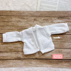 JANAYA ハンドメイド　幼SD服　カーディガン　ホワイト　翌日発送