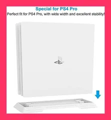 【スタッフおすすめ！】RDFJ PS4 Proシリーズ専用スタンド シンプルデザイン 省スペース 縦置きスタンド 安定向上 for PS4 PROスタンド ホワイト