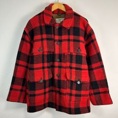 90s ウールジャケット ヒップホップ　ヘビーウェイト チェック柄  レッド  ブラック メンズ オーバーサイズ ゆるダボ 古着 韓国製 ストリート アメカジ オーバーサイズ