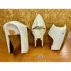 やまじー 中古品NSR50前期&中期 左右アンダーカウル三点セット FRP Takezo TZタイプ フルカウル（アッパー＆アンダー） NSR50