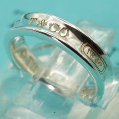 極美品6号 ティファニー 1837 ナロー ベーシック リング/24