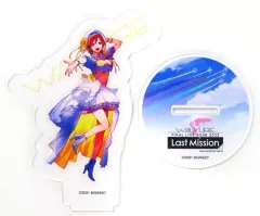 雑貨　フレイア・ヴィオン 実田千聖描き下ろしアクリルスタンドキーホルダー 「マクロスΔ」 M魂オリジナルグッズ 2020 中古】雑貨 フレイア・ヴィオン 実田千聖描き下ろしアクリル