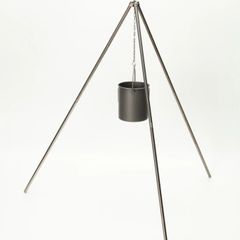 TOAKS　チタン製ポータブル三脚+チタンポット（ポットにハンドル付き) 750ml