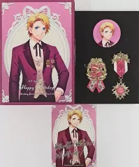 【中古】銀製品・指輪・アクセサリー(キャラクター) 来栖翔 バースデーシャイニングエンブレムブローチセット 「うたの☆プリンスさまっ♪」 ブロッコリーオフィシャルストア限定