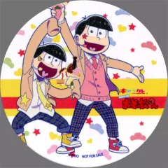 【中古】コースター(キャラクター) おそ松＆十四松 オリジナルコースター 「キャラクレ! meets おそ松さん～原宿メンズアイドル松～ 第2弾」 ドリンク購入特典