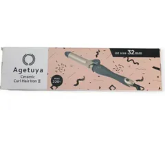 アゲツヤ セラミック カールヘアアイロン2 32mm MAX220℃
