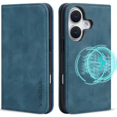 新品 VISOUL iPhone16 対応 ケース 手帳型 本革 アイフォン16 レザーケース MagSafe対応 横置きスタンド機能スマホケースあいふぉん16 カード収納 携帯カバー 全面保護 マグネット内蔵 柔軟なTPU素材 6.1inch アイホン16