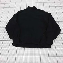 ◇ ⊇ SLY スライ 長袖 H／N OVER SIZE KNIT トップス サイズFREE ブラック系 レディース E  【1509180015037】