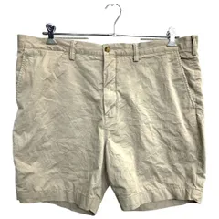 POLO RALPH LAUREN チノショートパンツ W40 ポロラルフローレン ビッグサイズ ベージュ 古着卸 アメリカ仕入 2406-789