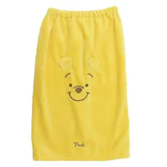 くまのプーさん ラップタオル 80丈マイクロマキタオル 80cm丈巻き巻きマイクロタオル オレンジスイート ディズニー 丸眞 サマーレジャー用品 海プール着替えタオル キャラクター グッズ 