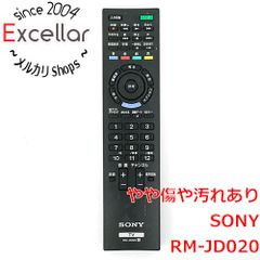 [bn:2] SONY　テレビ用リモコン RM-JD020　電池カバーなし　本体いたみ