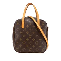 ルイ ヴィトン モノグラム スポンティーニ ハンドバッグ ショルダーバッグ 2WAY M47500 ブラウン PVC レザー レディース LOUIS VUITTON【240-25040】