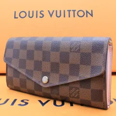 【極美品】ルイ・ヴィトン N60114 ポルトフォイユ・サラ ダミエ エベヌ RFID　新型モデル