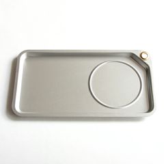 アルミ製 マイトレイ 1点 | My tray シルバー | GLOCAL STANDARD PRODUCTS グローカルスタンダードプロダクツ 新潟県 キッチン用品 トレー コーヒー オシャレ 軽量 軽い 丈夫 錆びにくい 日本製 キャンプ アウトドア