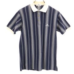 Supreme ハーフジップ ポロシャツ ストライプ L - メルカリ