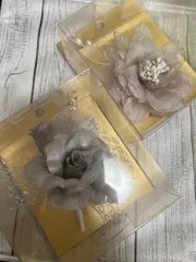 コサージュ　二点セット♪ 入学式、結婚式