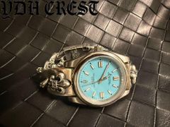 ⭐️J9B Watchベルト シルバー新型連続クロスベルト 17cm 刻印有り