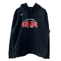 NIKE ロゴスウェット パーカー M ブラック ナイキ フーディー プルオーバー プリント カットソー トップス 冬物 a709-6519