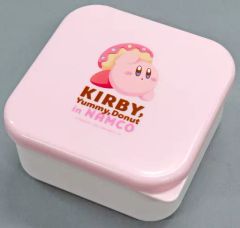 [중고] 식기 커비 푸드 컨테이너 [별의 커비 캠페인 KIRBY YUMMY DONUT in 남코 복권] B상