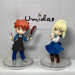【衛宮さんちの今日のごはん】 “衛宮士郎&セイバー” ミニディスプレイフィギュアセット