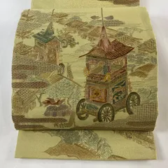 汕頭刺繍の袋帯です。絹100%、未仕立てです。 （特選汕頭刺繍