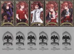 【中古】キャラカード エース・トラッポラ カードセット ホログラム(ビジュアルカード5枚＆保護フィルム6枚セット) 「ディズニー ツイステッドワンダーランド」 ディズニーストア限定