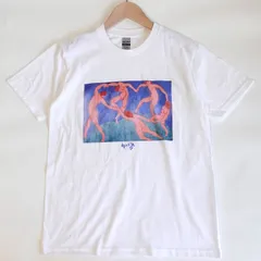 ダンス / マティス 半袖 Tシャツ ホワイト GILDAN(ギルダン) 5.3オンス 男女兼用【RAF】DANCE / Henry Matisse S/S TEE 631101