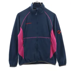 マムート アウトドア 長袖 ジップジャケット M ネイビー×ピンク Mammut レディース 古着 【240307】のサムネイル