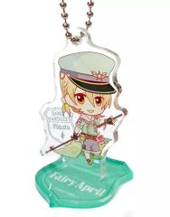 [중고] 키홀더 마스코트 (캐릭터) 후지도 미사토 [세가 콜라보 카페 밴드 하자! 키라도루 스탠드 부착 아크릴 키홀더 A]