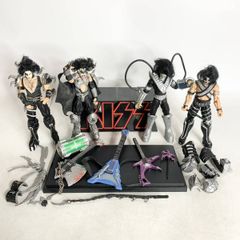 まとめ KISSフィギュア ピーター・クリス ベーシスト、ジーン　額入り限定版 まとめ KISSフィギュア ピーター・クリス ベーシスト、ジーン 額入り