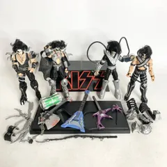 まとめ KISSフィギュア ピーター・クリス ベーシスト、ジーン　額入り限定版 まとめ KISSフィギュア ピーター・クリス ベーシスト、ジーン 額
