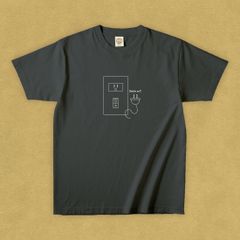 グラフィックTシャツ　Switch on White