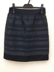 ボディ ドレッシングデラックス　黒ボーダースカート