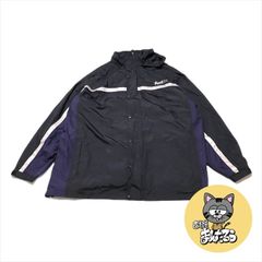90s 古着 FedEx フェデックス アウター ナイロン 企業ロゴ 推定4XL