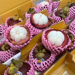 [6月3日入荷予定]　生鮮 航空便  タイ産 マンゴスチン Mサイズ36玉入り　1箱3kg