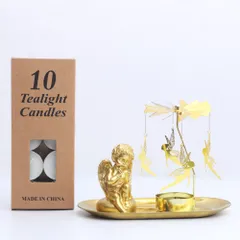 ☆ エンジェル ☆ ロータリーキャンドルホルダー pmychold02 キャンドルホルダー 回転式 ろうそく キャンドルスタンド キャンドル ろうそく立て キャンドル立て まわる 回る 回転 ロウソク 蝋燭 北欧 癒し 高級感 インテリア 贈り物 ギフト