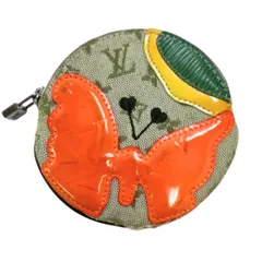 LOUIS VUITTON ルイ・ヴィトン コインケース コントドゥフェ ポルトモネ ロン M92271 モノグラムミニキャンバス カーキ【中古】レディース