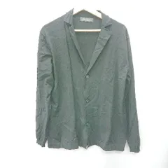 ◇ Θ nano universe コットン混合 長袖 ニットジャケット サイズM ブラック レディース E  【1409100069211】